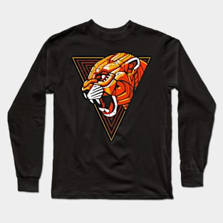 Cyber Leopard Punk Long Sleeve T-Shirt